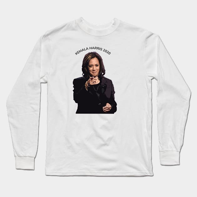 Kamala harris for the people Long Sleeve T-Shirt by iniandre